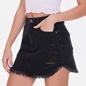 jean skirt